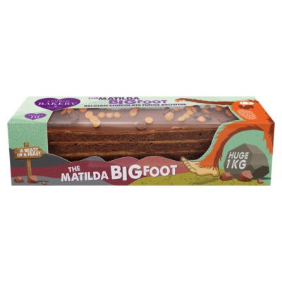 The Matilda Bigfoot Belgian Chocolate Fudge Brownie Huge 1kg