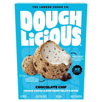 Doughlicious Chocolate Chip Cookie Dough and Gelato Bites