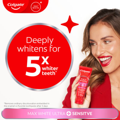 Max White Ultra+ Sensitive Teeth Whitening Toothpaste 75ml thumbnail 3