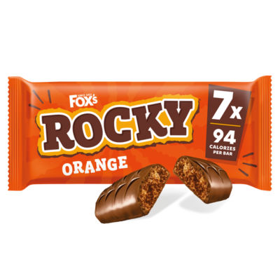 Biscuits Rocky Orange Biscuit Bars 7 Bars Multipack 138g thumbnail 2
