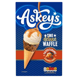 The Deluxe Waffle 6 Salted Caramel Dipped Cones thumbnail 2