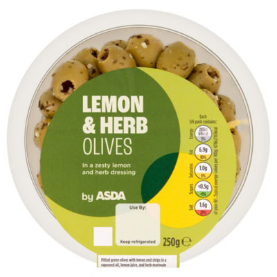 Lemon & Herb Olives 250g thumbnail 2