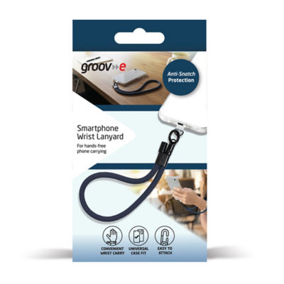 Groov-e Navy Universal Wrist Lanyard for Smartphone thumbnail 2