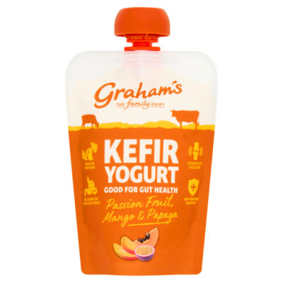 Kefir Yogurt Passion Fruit, Mango & Papaya 150g