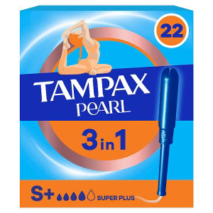 Pearl Super Plus Tampons With Applicator x22