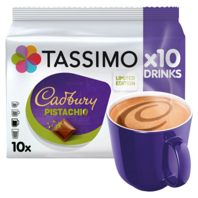 Limited Edition Cadbury Pistachio Hot Chocolate Pods x10