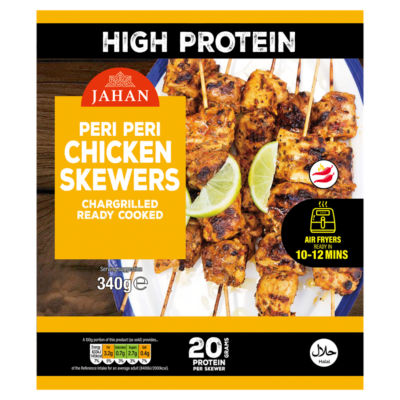 Peri Peri Chicken Skewers 340g thumbnail 2