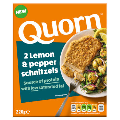 2 Lemon & Pepper Schnitzels 220g