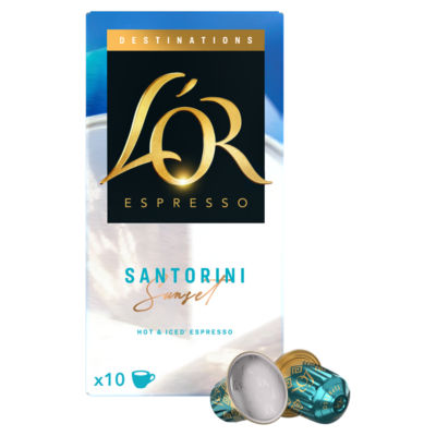 Destinations Santorini Coffee Pods x10 Intensity 7 thumbnail 2