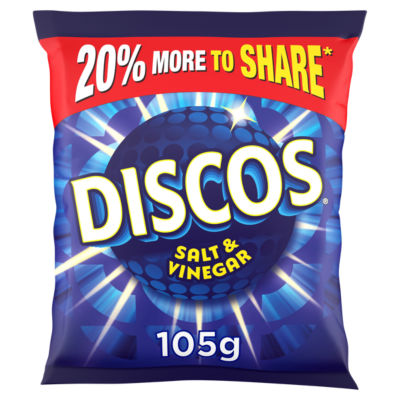 Salt & Vinegar Sharing Crisps 105g thumbnail 2