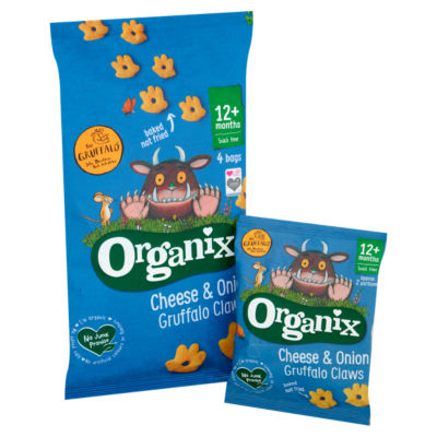 Cheese & Onion Gruffalo Claws Toddler Snack Multipack 4x15g 12 months+ thumbnail 3