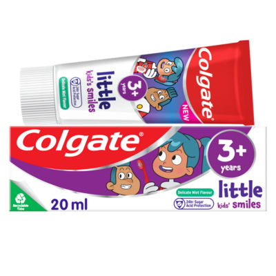 Little Kids' Smiles 3+ Years Delicate Mint Toothpaste Travel Sized 20ml thumbnail 2
