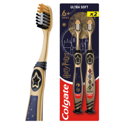 Colgate Kids 6+ Years Harry Potter Ultra Soft Toothbrush 2 Pack