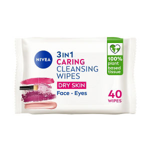Caring 3-in-1 Cleansing Wipes for Dry Skin thumbnail 2