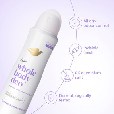 Lavender & Camomile Whole Body Deodorant Spray 150 ml thumbnail 3