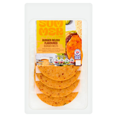 Summer Burger Relish Flavoured Burger Melts 100g thumbnail 2