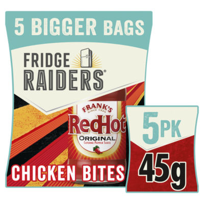 Fridge Raiders & Frank's Redhot Original 5x45g