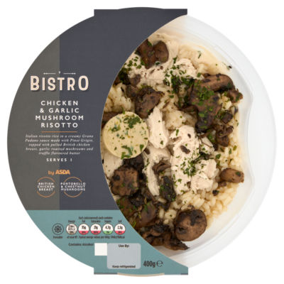 Chicken & Garlic Mushroom Risotto 400g