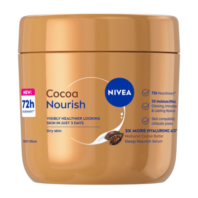 Cocoa Nourish Body Cream Jar 400ml