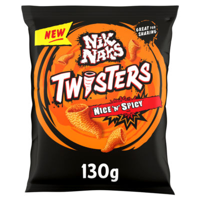 Twisters Nice 'N' Spicy Sharing Crisps 130g thumbnail 2