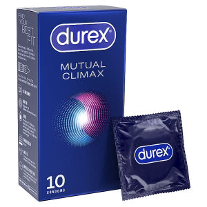 DUREX MUTUAL CLIMAX PLEASURE CONDOMS 10S