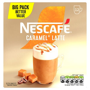 Nescafe Caramel Latte Instant Coffee 12 x 17g Sachets