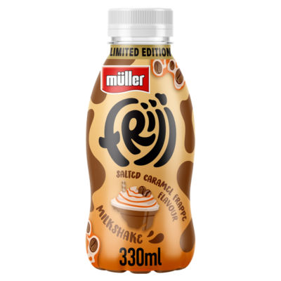 Limited Edition Frijj Salted Caramel Frappe Flavour Milkshake 330ml thumbnail 2