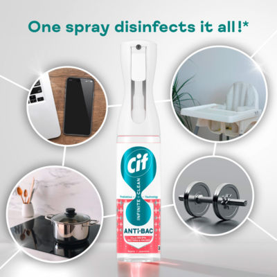 Infinite Clean Apple & Jasmine Anti-Bac Cleaner Spray 280 ml thumbnail 3
