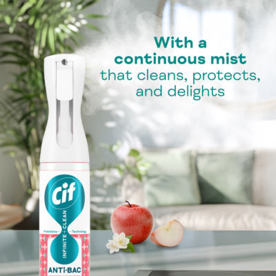 Infinite Clean Apple & Jasmine Anti-Bac Cleaner Spray 280 ml thumbnail 4