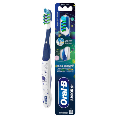 ORAL-B Junior Manual Toothbrush – Extra Soft Bristles – 6-12 Years, 1 thumbnail 2