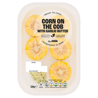 Corn on the Cob with Garlic Butter 320g