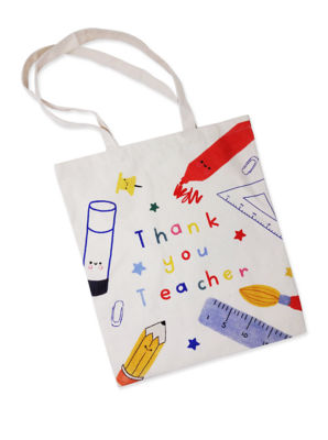 Thank You Teacher Tote Bag thumbnail 2