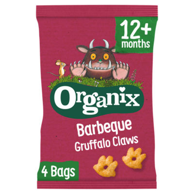 Organix BBQ Gruffalo Claws Toddler Snacks Multipack 12 months+