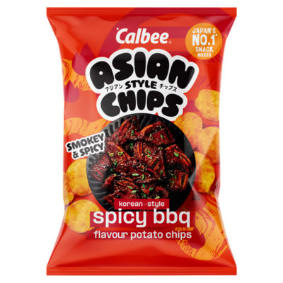 Calbee Asian Style Chips Korean Spicy BBQ Flavour Potato Chips 130g
