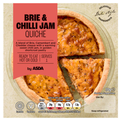 Brie & Chilli Jam Quiche 170g