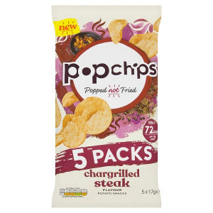 popchips Chargrilled Steak Multipack Crisps 5 Pack thumbnail 2