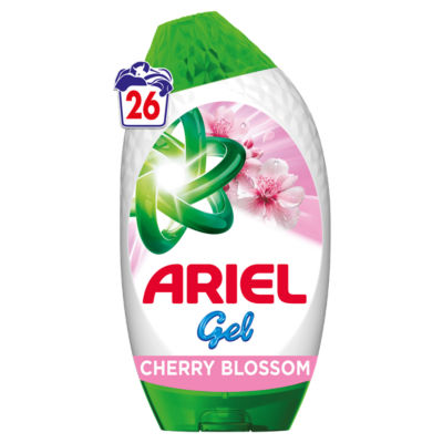 Ariel Cherry Blossom Washing Liquid Gel 26 washes 858ml