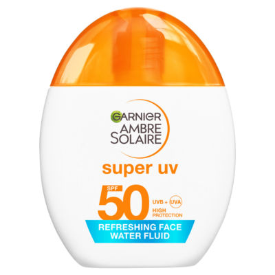 Ambre Solaire Super UV Face SPF50 Refreshing Water Sun Protection Fluid Invisible 40ml thumbnail 2
