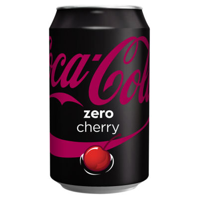 Coca-Cola Zero Sugar Soft Drink - Cherry 330ml
