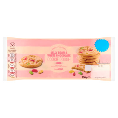 Ready to Bake Jelly Bean & White Chocolate Cookie Dough 250g thumbnail 2