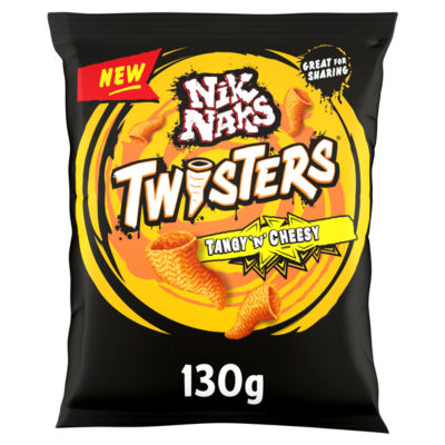 Twisters Tangy 'N' Cheesy Sharing Crisps 130g