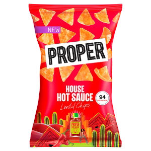 PROPER House Hot Sauce Lentil Chips 85g