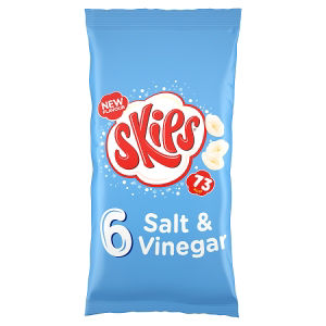 Salt & Vinegar Multipack Crisps 6 Pack