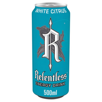 White Citrus Energy Drink 500ml Can thumbnail 2