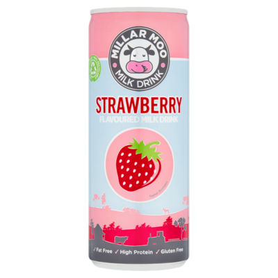 Strawberry Flavoured Milk Drink 250ml thumbnail 2