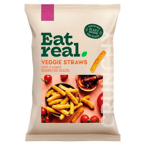 Veggie Straws with a Sweet Barbecue Glaze 110g
