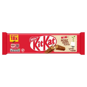 2 Finger Milk Chocolate Biscuit Bar 18 Pack Multipack 372.6g thumbnail 2