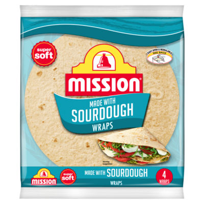 Mission 4 Sourdough Wraps 245g