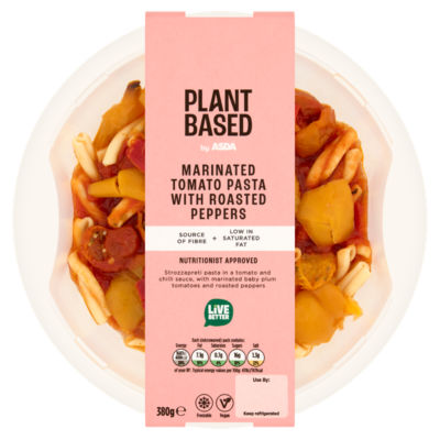 Plant Based by Marinated Tomato Pasta with Roasted Peppers 380g