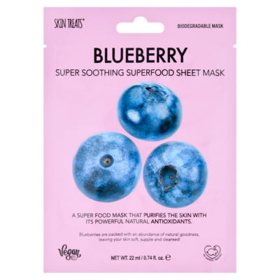 Blueberry Super Soothing Superfood Sheet Mask 22ml thumbnail 2